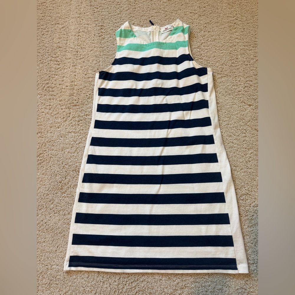 Vineyard Vines small tank dress blue white stripe